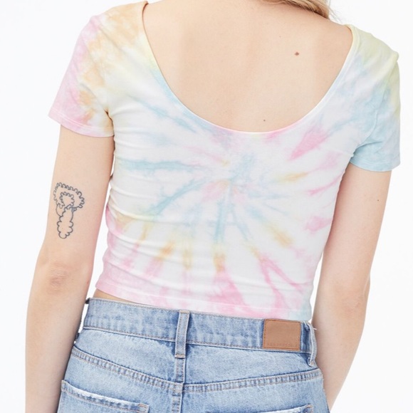 Tie dye ballet crop top: - Picture 8 of 9